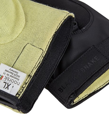 BlackSnake® Neopren Handschuhe mit Kevlar Schnittschutz Schwarz M - 