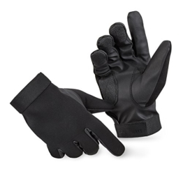 BlackSnake® Neopren Handschuhe mit Kevlar Schnittschutz Schwarz M -