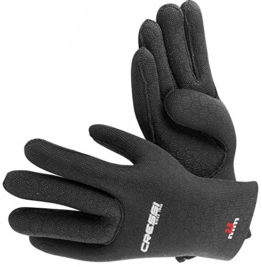 Cressi Unisex Handschuhe High Stretch, Schwarz, M, LX475702 -