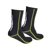 Gresonic 3MM Erwachsene Tauchsocken Neopren Füßling Socken Stretch Wärmeshutz Anti Rutsch für Wassersport Schnorcheln Tauchen Schwimmen-XL -