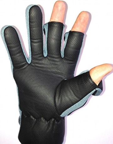 Neopren-Spezialist (Fold-Back Finger Tips) Handschuhe von Easy Off Handschuhe - Ideal für Schießen, Angeln, Gewichtheben, Gartenarbeit, Fotografie und General Work Wear. (Medium EU 9) - 