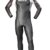 SEAC Herren Neopren Schwimmanzug 2mm Shape, schwarz/silber/rot, 56, 0010016/06 -